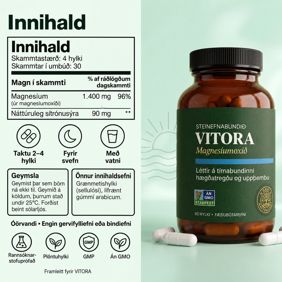 VITORA™ ÞarmaLéttir
